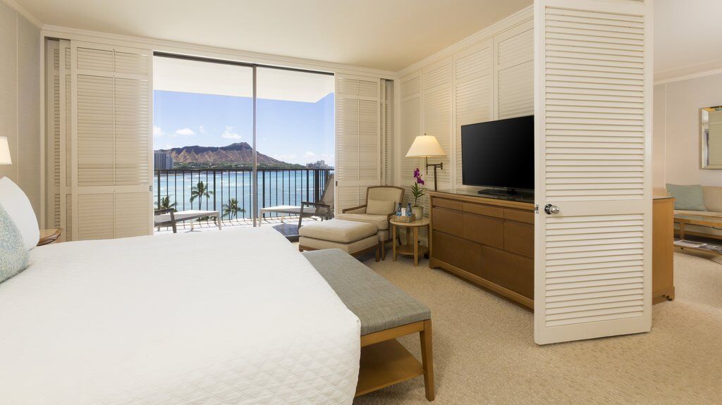 Halekulani - No Resort Fee Honolulu Exterior foto A bedroom at the Halekulani